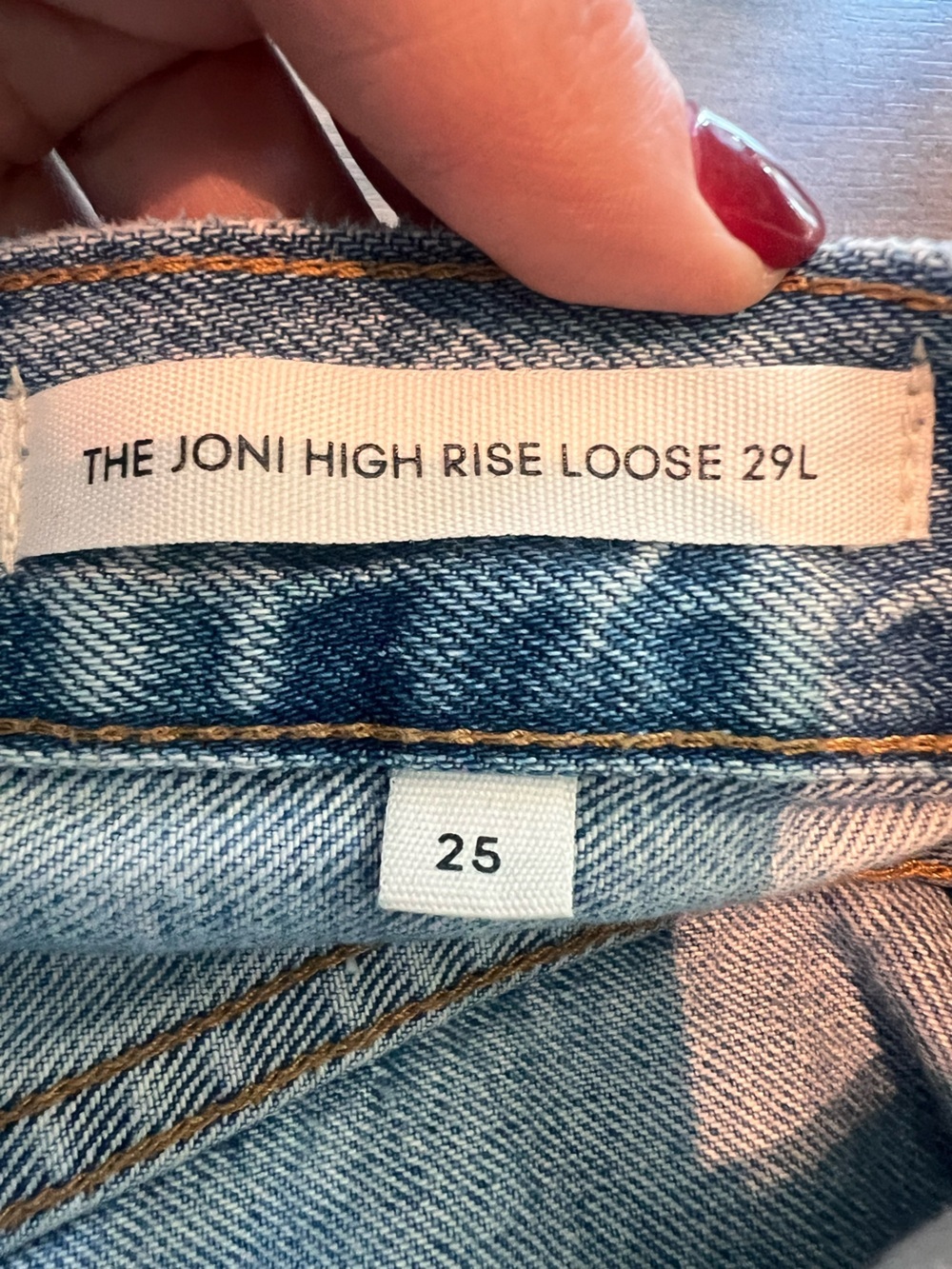 ARITZIA Denim Forum Joni high rise loose Light Blue Wide Leg Jeans 100% Cotton - Picture 7 of 14